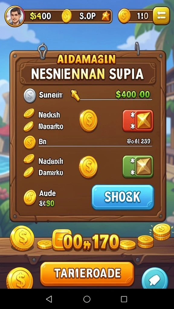 Tampilan antarmuka utama yang menarik.