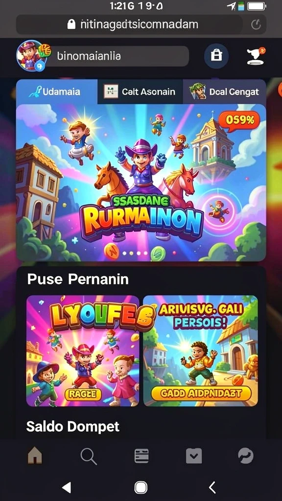 Grafis berkualitas tinggi dengan efek suara yang realistis.