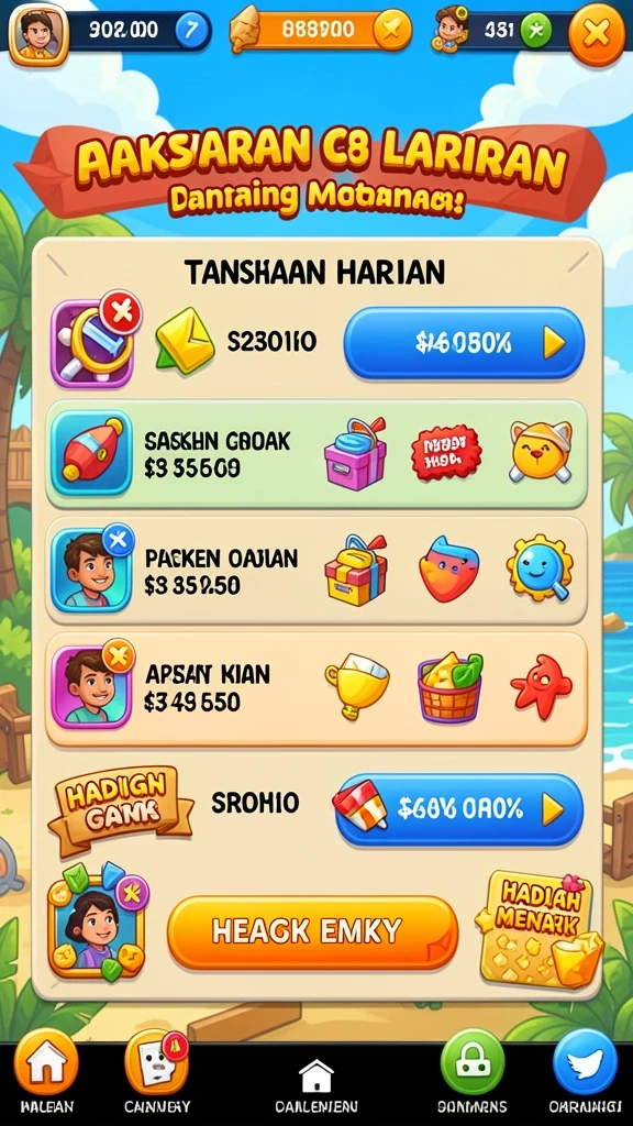 Berbagai misi menantang yang siap untuk dijelajahi.