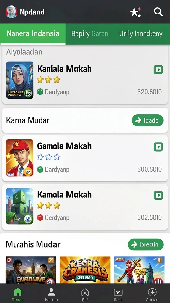 Gambaran dunia fantasi yang indah dan memukau.