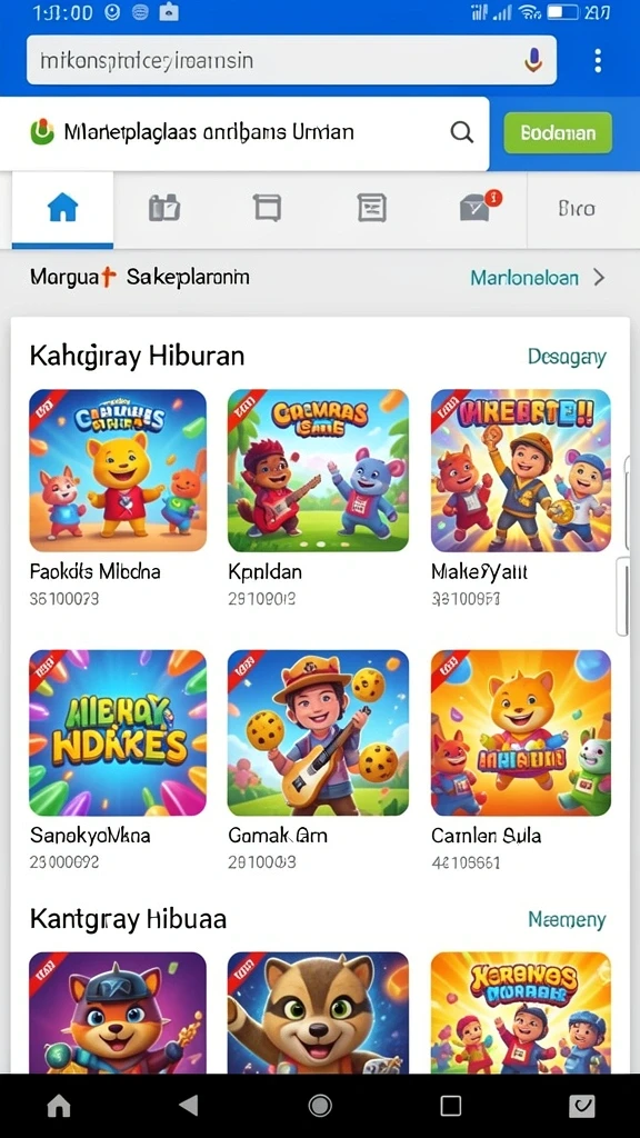 Beragam permainan slot dengan tema yang bervariasi.