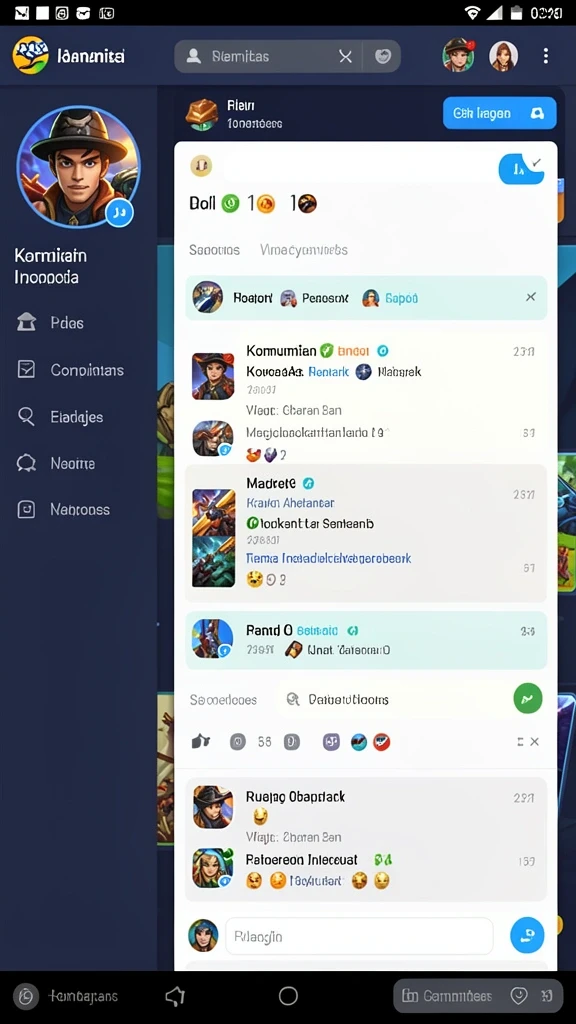 Tema permainan yang beragam dan kreatif.