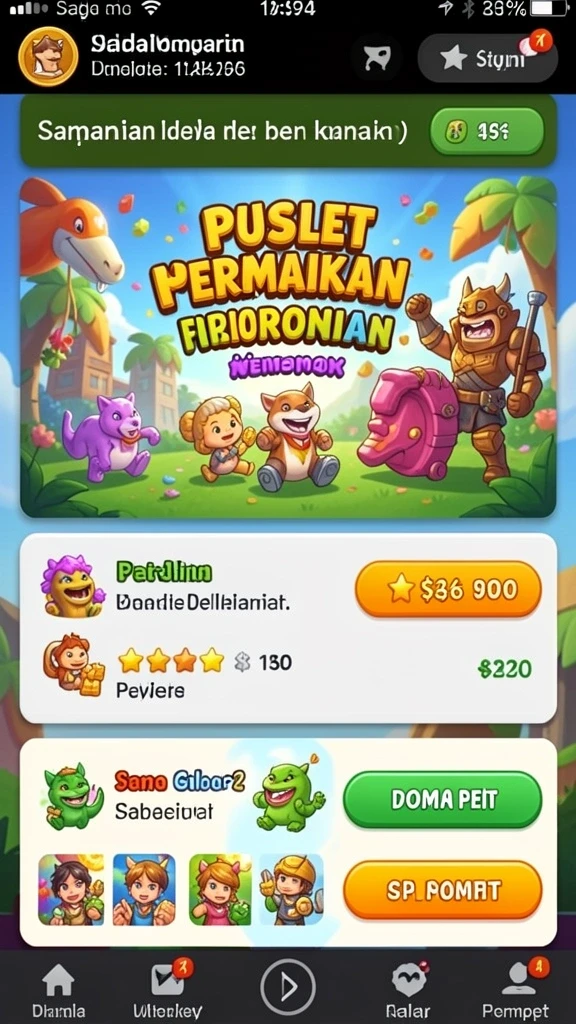 Fitur bonus harian yang menguntungkan bagi pemain.