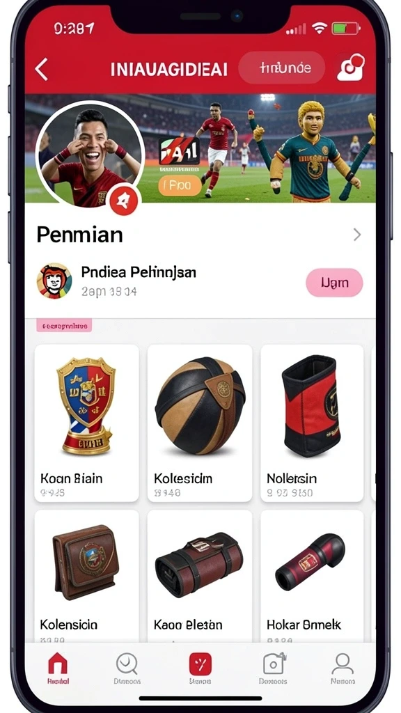 Tampilan utama aplikasi CERIA777 dengan antarmuka yang menarik.