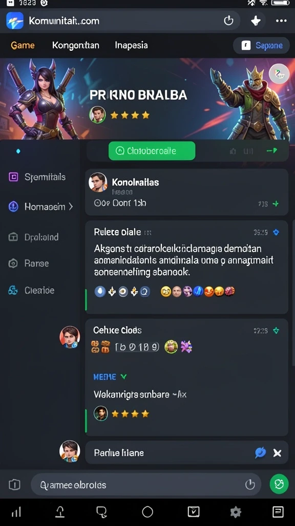 Antarmuka utama CINEMA77 yang menarik dan mudah digunakan.