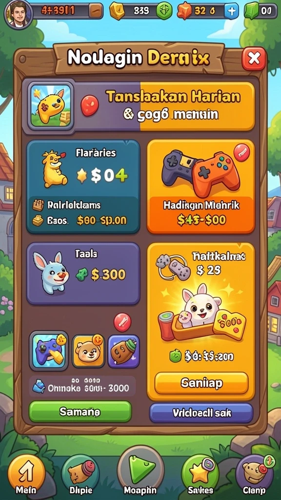 Karakter-karakter unik dalam ID098 menunggu untuk dimainkan.