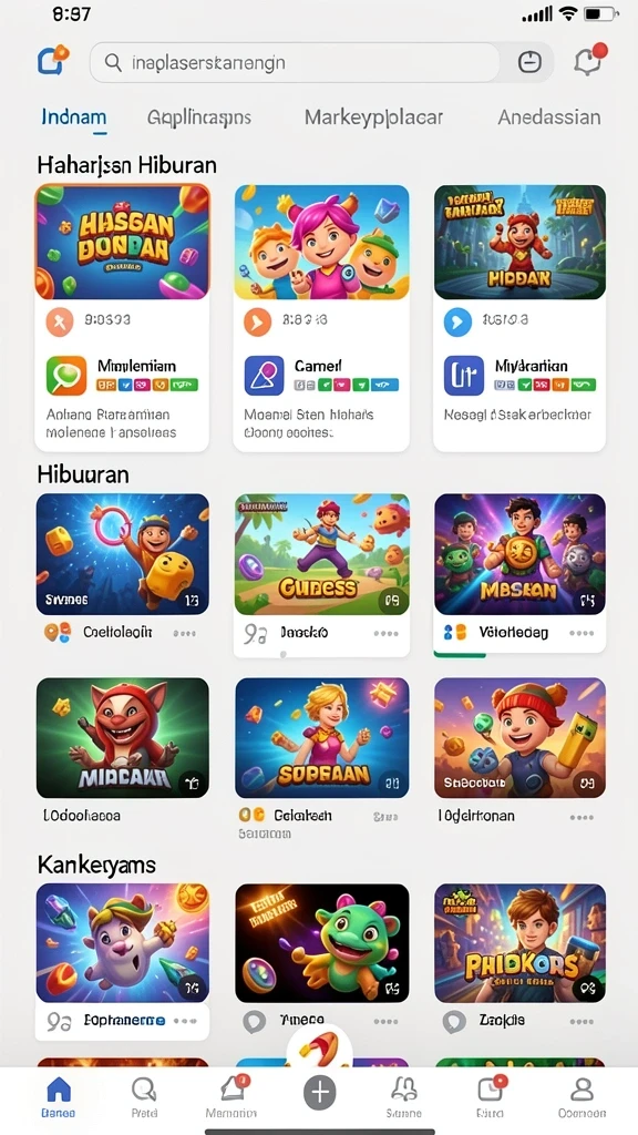 Tangkapan layar menampilkan tantangan level baru yang seru.