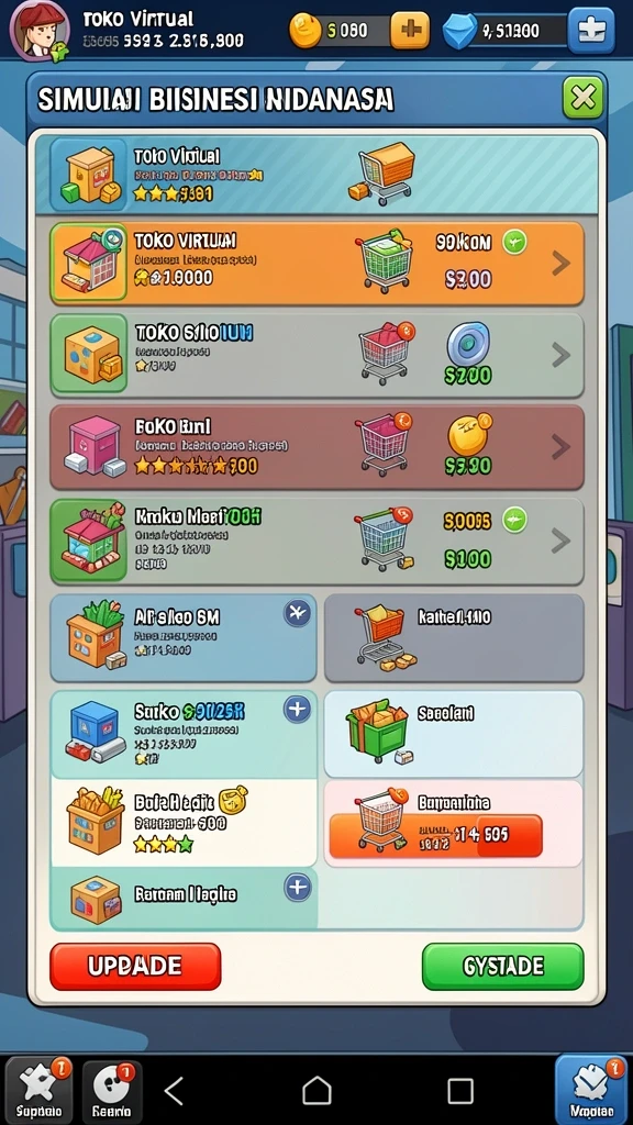 Tampilan permainan slot yang menarik dan berwarna.