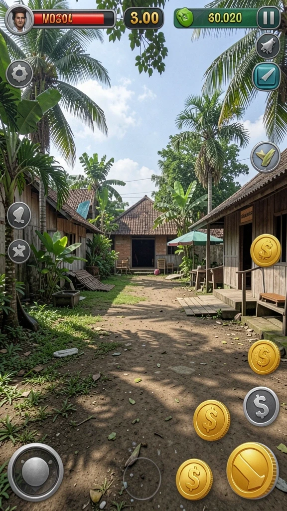 Tema permainan yang bervariasi dan seru.