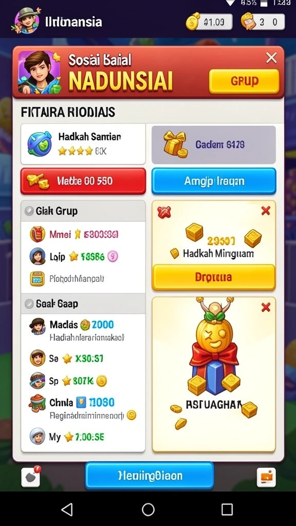 Tampilan grafis yang memikat saat permainan berlangsung.
