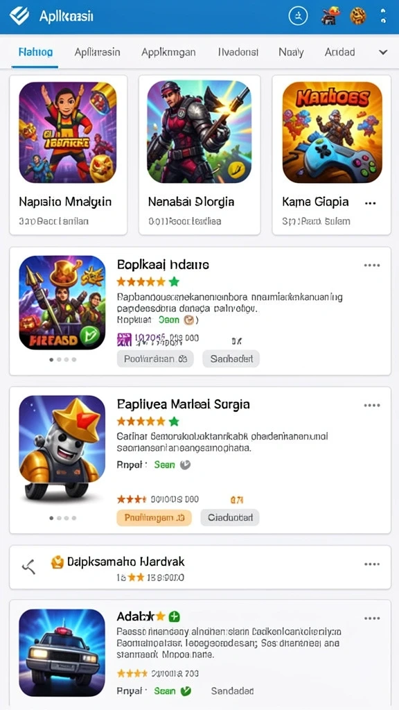 Sistem level yang menantang dan penuh strategi.