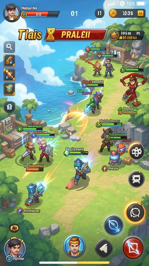 Screenshot menampilkan tampilan awal game yang menarik.