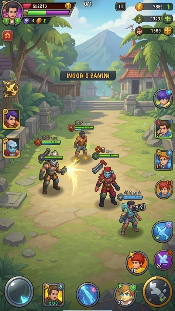 Screenshot menunjukkan aksi seru saat bermain bersama teman.