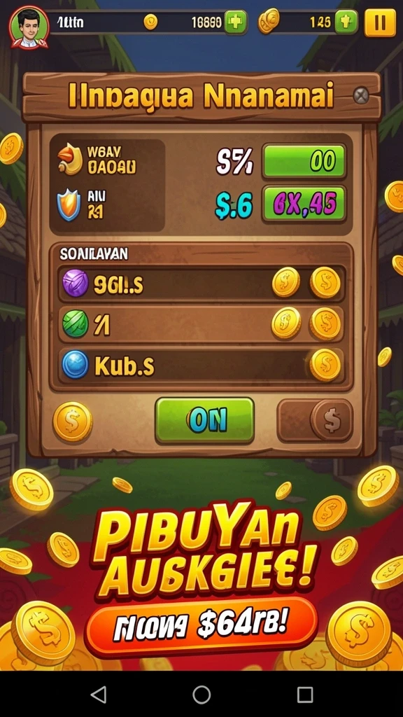 Screenshot menampilkan fitur bonus yang menggembirakan.