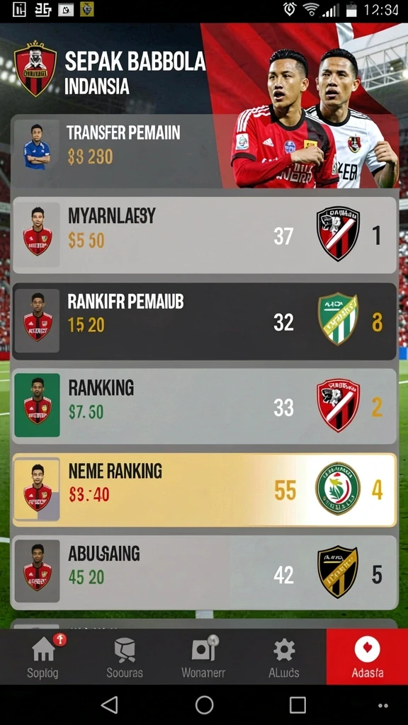 Tampilan antarmuka yang menarik dan mudah dinavigasi.