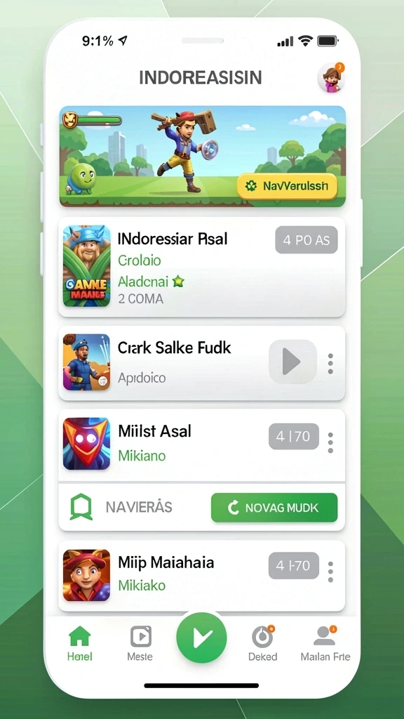 Pengalaman bermain yang mendebarkan.
