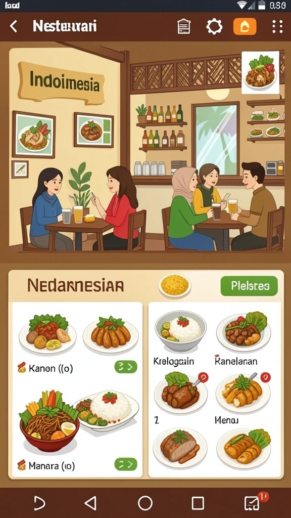 Tampilan awal aplikasi SR777 yang menarik.