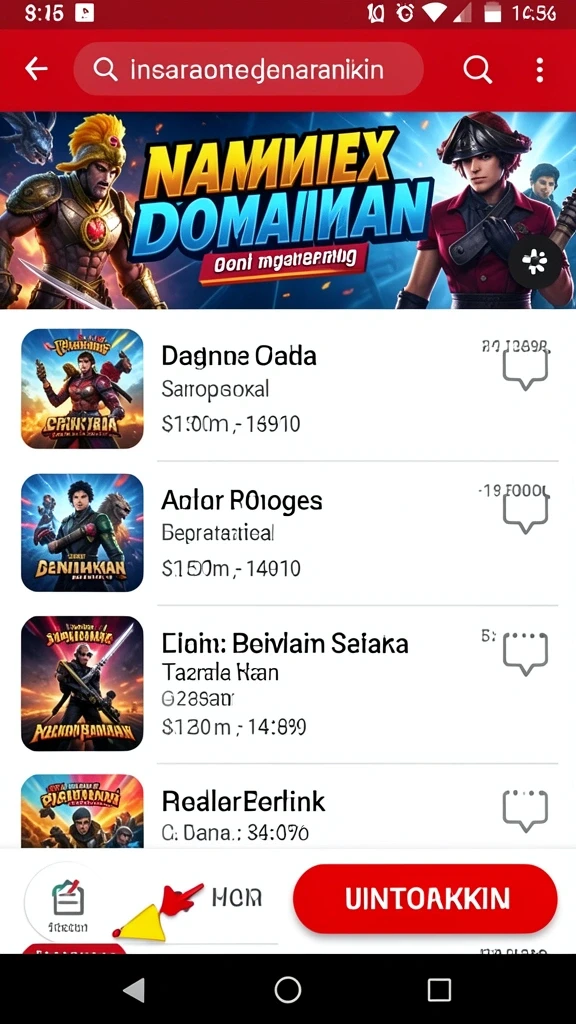 Tampilan antarmuka yang user-friendly dan menarik.