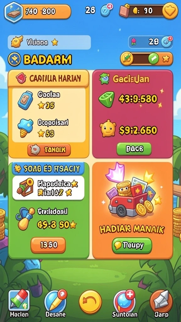Antarmuka pengguna yang intuitif dan mudah digunakan.
