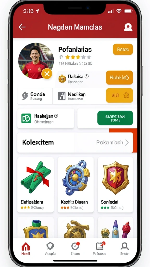 Tampilan antarmuka pengguna yang menarik dan intuitif.