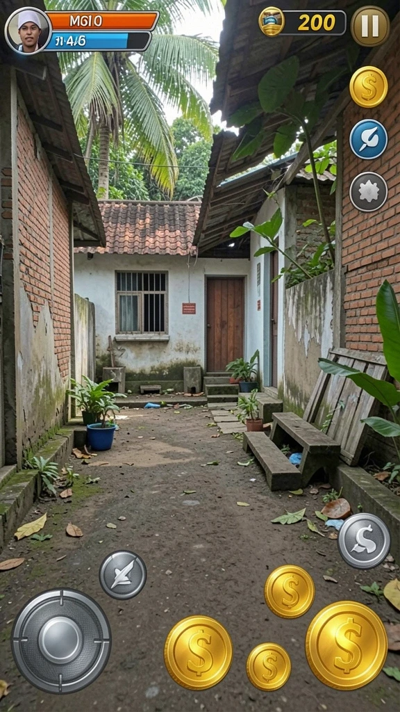 Tampilan awal aplikasi yang menarik dan intuitif.