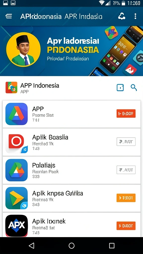 Tampilan awal yang menarik dan intuitif.