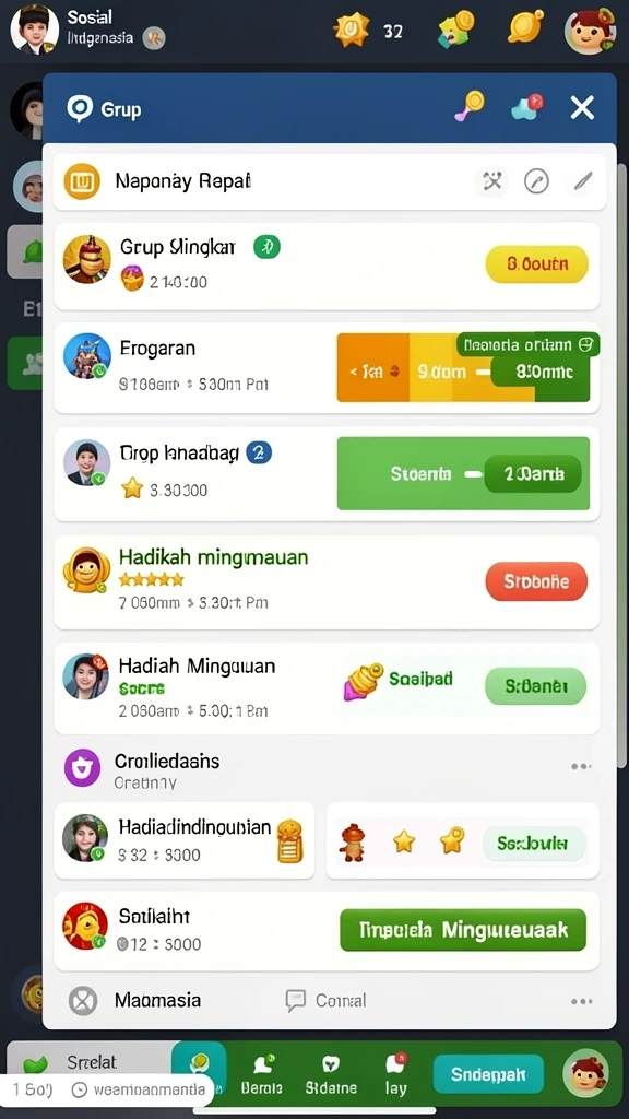 Screenshot menunjukkan momen kemenangan besar dengan jackpot yang mengesankan.