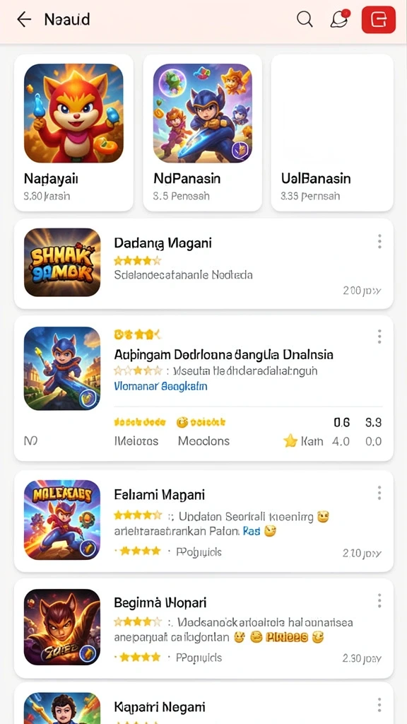 Desain antarmuka yang menarik dan mudah digunakan.