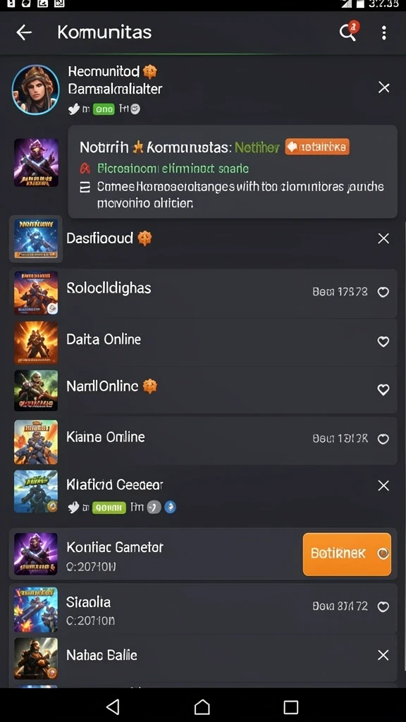 Antarmuka pengguna yang ramah dan intuitif.