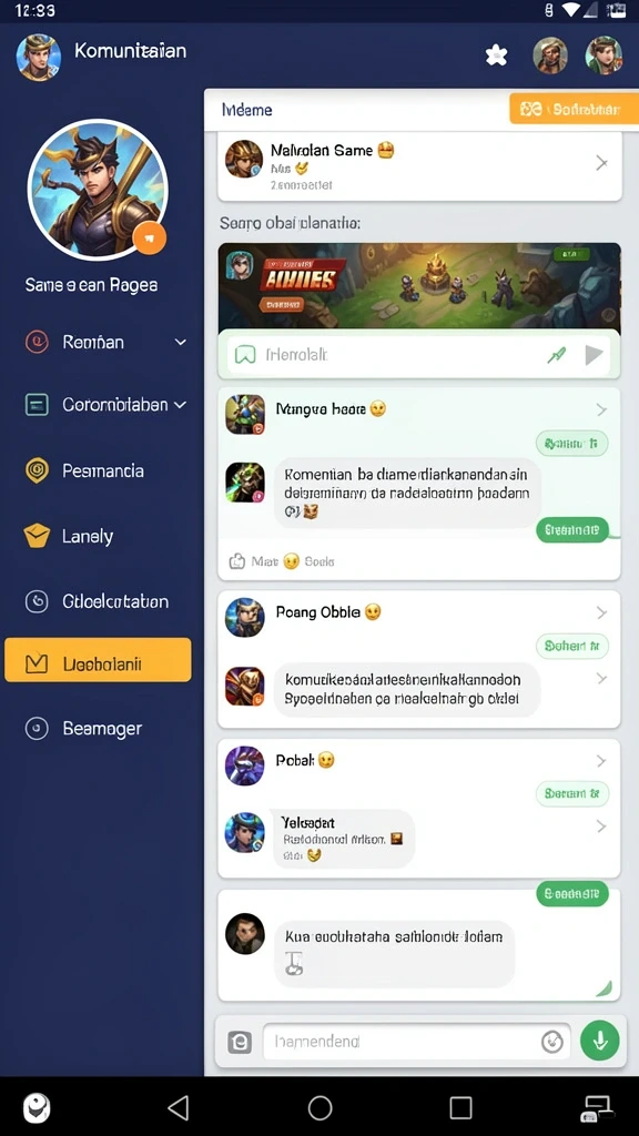 Berbagai mode permainan yang bervariasi dan seru.